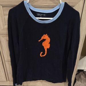 Jones NY Seahorse Sweater Small